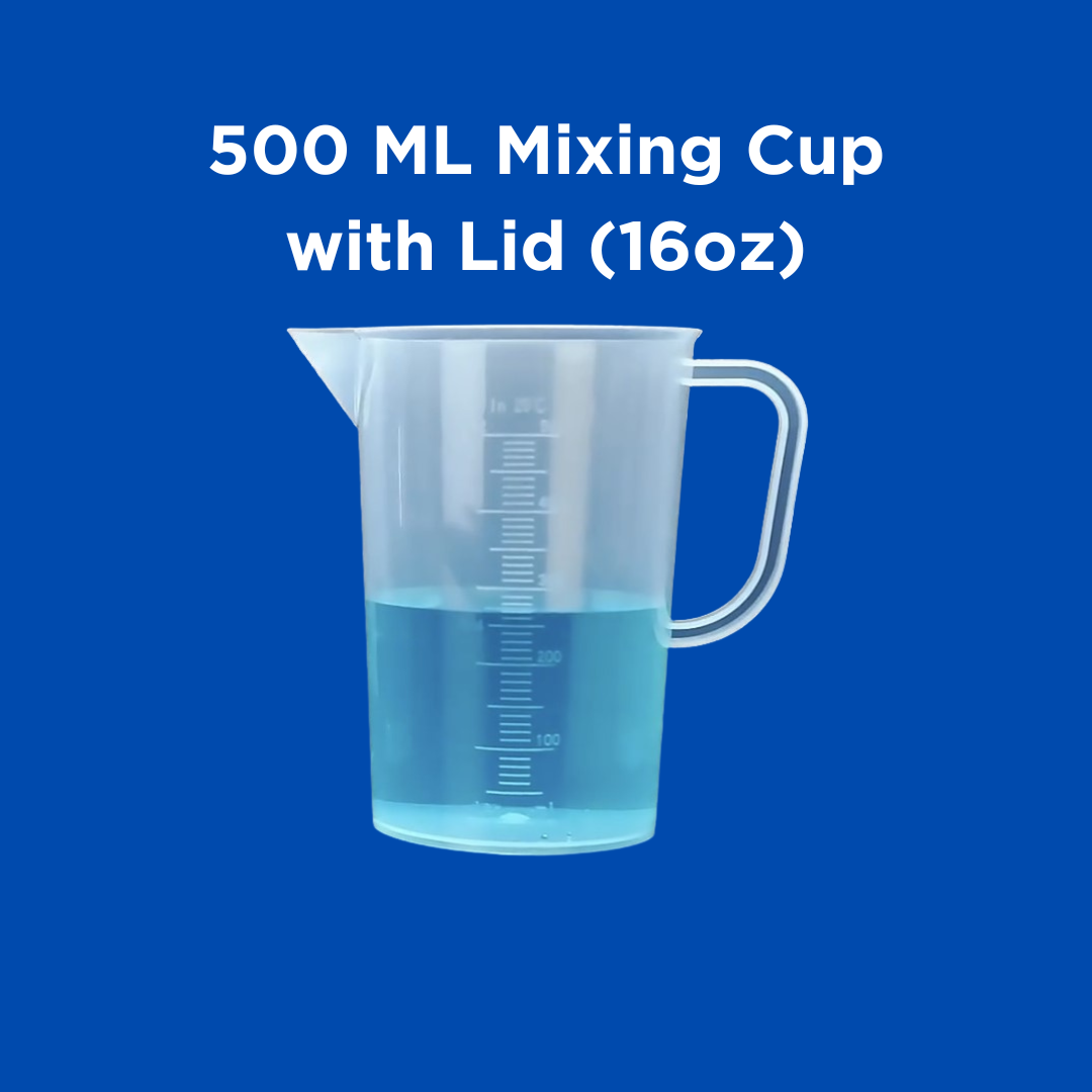 3000 ML Mixing Cups 1 cup/lid  - Best Ever with Spout, Handle and Lid